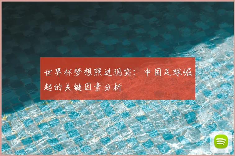 世界杯梦想照进现实：中国足球崛起的关键因素分析